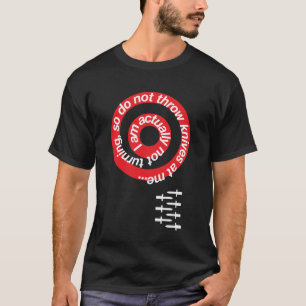 T-shirt Lancement de couteau