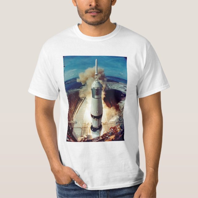 T-shirt Lancement de Saturn V (Devant)