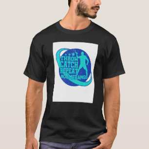 T-shirt Lancer Attraper Répéter Joueur de Boomerang Lancer