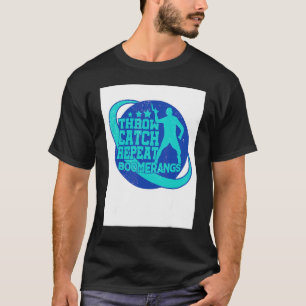 T-shirt Lancer Attraper Répéter Joueur de Boomerang Lanceu