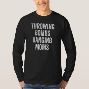 T-shirt Lancer de bombes Mères qui cognent Rétro Vintage