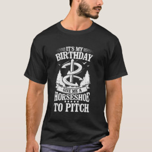 T-shirt Lancer de fer à cheval drôle Anniversaire Lanceur