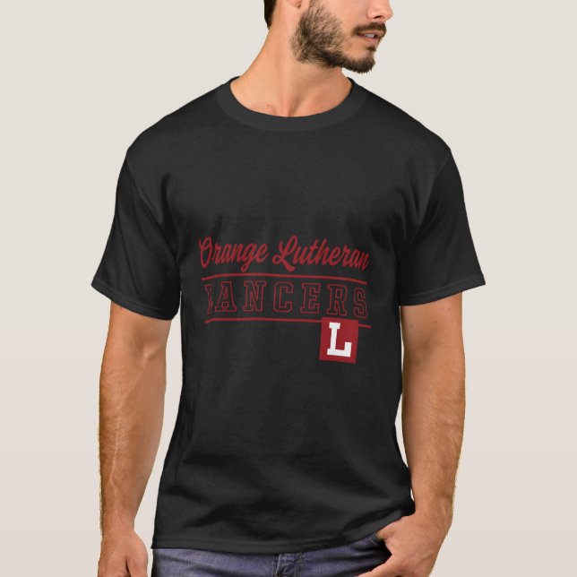 T-shirt Lancers du lycée d'Orange Lutheran C4 (Devant)