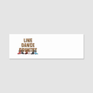 T-SHIRT Land-Linie Tanz Namensschild