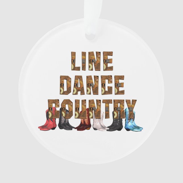T-SHIRT Land-Linie Tanz Ornament (Vorderseite)