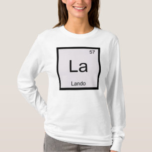 T-shirt Lando Nom Chimie Élément Tableau Périodique