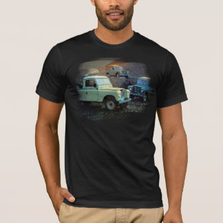 T-shirt Landrover Mens des années 1970