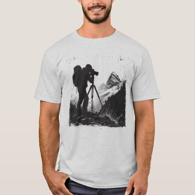 T-shirt Landscape Photographe (Devant)