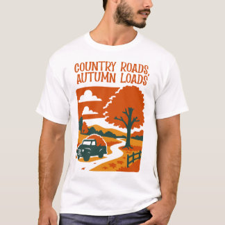 T - Shirt Landstraßen - Herbstlasten | Natur-Liebe