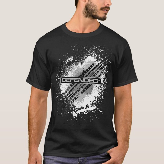 T-shirt Landy Land rover Defender Défendu Le Hikingduck (Devant)