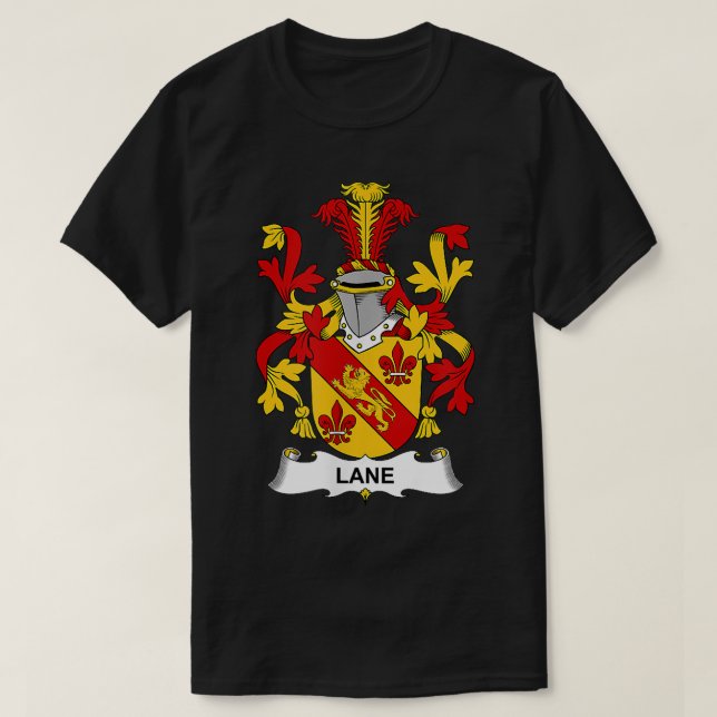 T-shirt Lane Coat of Arms  Family Crest  (Design devant)