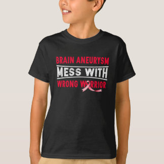 T-SHIRT L'ANÉURYSME DU CERVEAU SE MÊLE AVEC LE MAUVAIS GUE