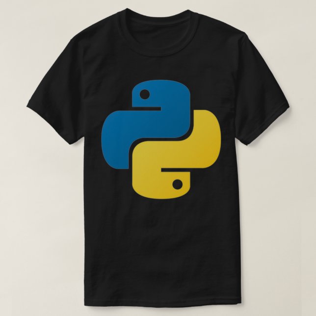 T-shirt langage de programmation python (Design devant)