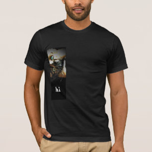 T-shirt L'ange grincheux dit "salut" de côté