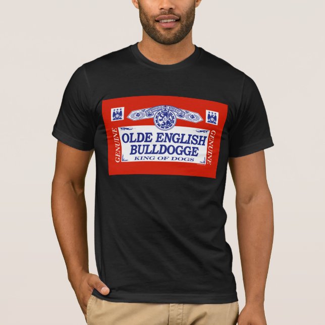 T-shirt L'anglais d'antan Bulldogge (Devant)