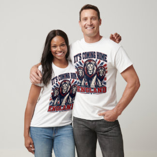 T-shirt L'Angleterre à la maison, les Trois Lions