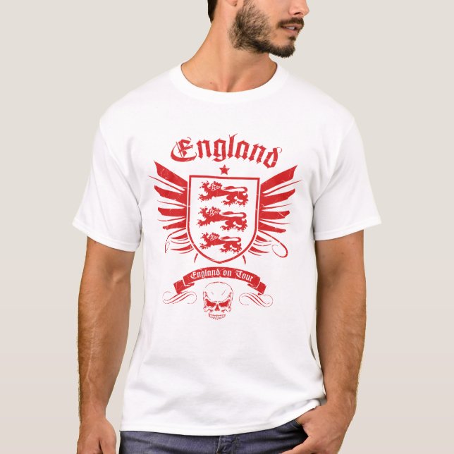 T-shirt L'ANGLETERRE - l'Angleterre en tournée (Devant)