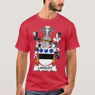 T-shirt Langley Manteau d'armoiries Famille Crest