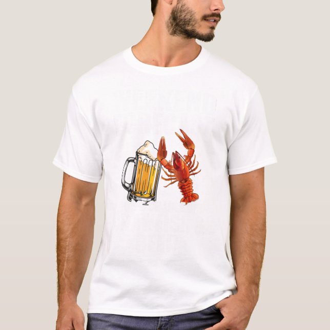 T-shirt langouste et langouste de la mer langouste et lang (Devant)