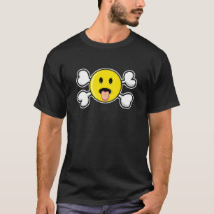 T-shirt langue Crâne et os croisés