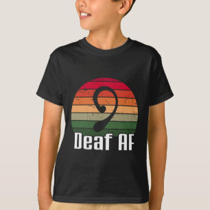 T-shirt Langue des signes Deaf Af Sensibilisation des sour