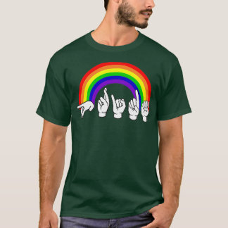 T-shirt Langue des signes LGBT