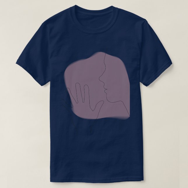 T-shirt Langue des signes maternelle 1 (Design devant)
