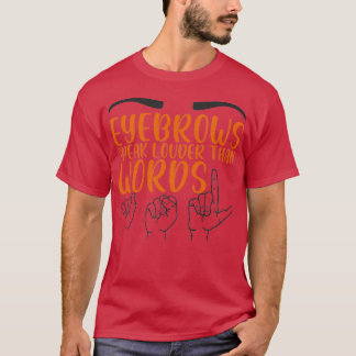 T-shirt Langue des signes orthographe orthographique des d
