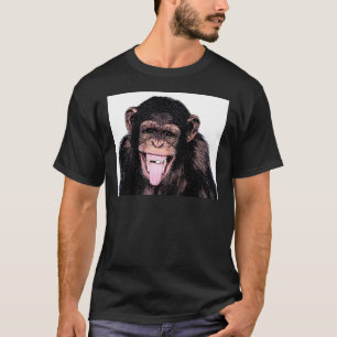 T-shirt Langue du chimpanzé