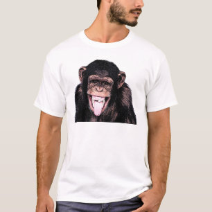 T-shirt Langue du chimpanzé