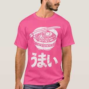 T-shirt Langue Japonaise Umai Delicious Ramen Nihongo Ota