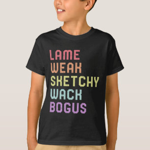 T-shirt Langue Lame Faible Asl Slang Tee Sensibilisation S