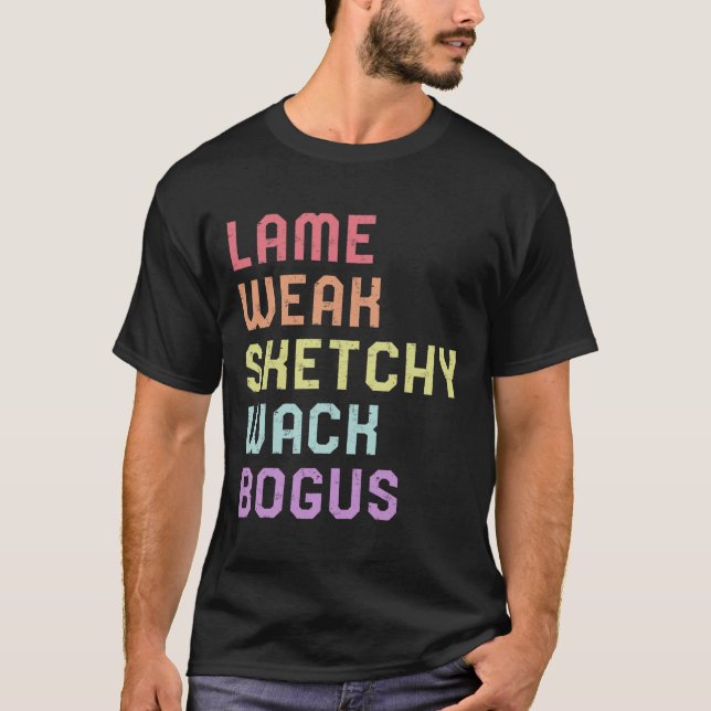T-shirt Langue Lame Faible Asl Slang Tee Sensibilisation S (Devant)