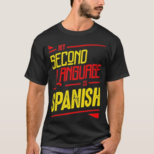 T-shirt Langue seconde espagnole (Devant)