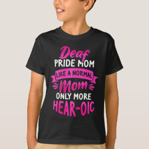T-shirt Langue Sourde Sensibilisation Sourde Sourde Sourde