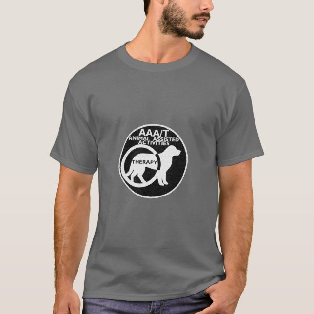 T-SHIRT L'ANIMAL DE CHIEN DE THÉRAPIE A AIDÉ DES ACTIVITÉS (Devant)