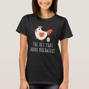 T-shirt L'animal de compagnie qui fait caca petit déjeuner