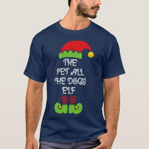 T-shirt L'Animal Tous Les Chiens Elf Drôle Matching Family