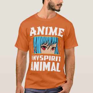 T-shirt L'anime est mon animal spirituel Costume d'anime d