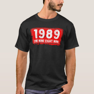 T-shirt L'Année De Naissance 1989 Pour Les Hommes Et Les F