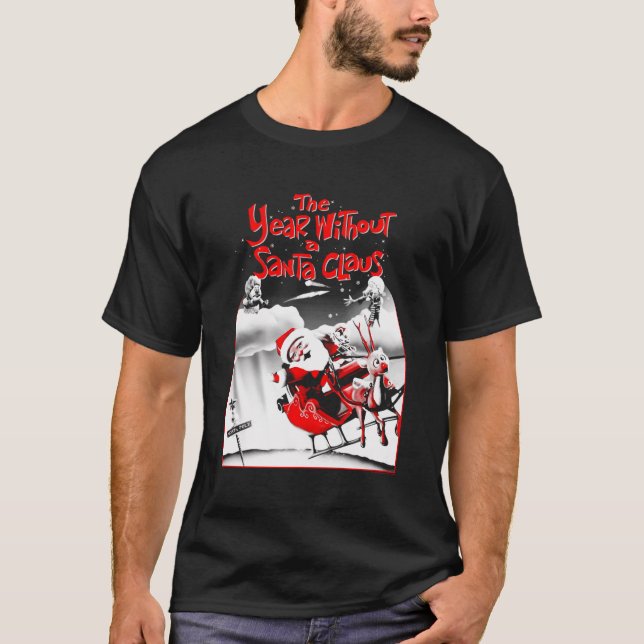 T-shirt L'année sans affiche du Père Noël Père Noël (Devant)