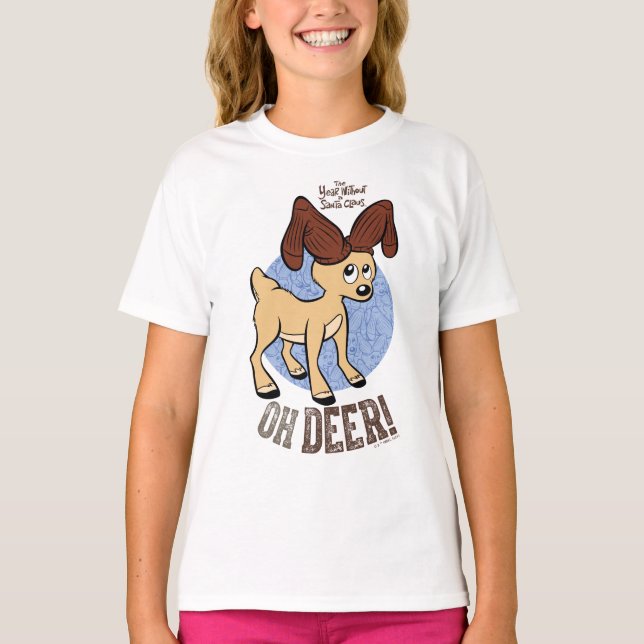 T-shirt L'ANNÉE SANS SANTA CLAUS™ | Vixen "Oh Deer" (Devant)