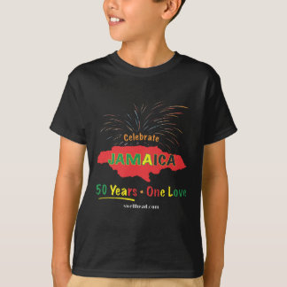 T-shirt L'anniversaire de la Jamaïque cinquantième par