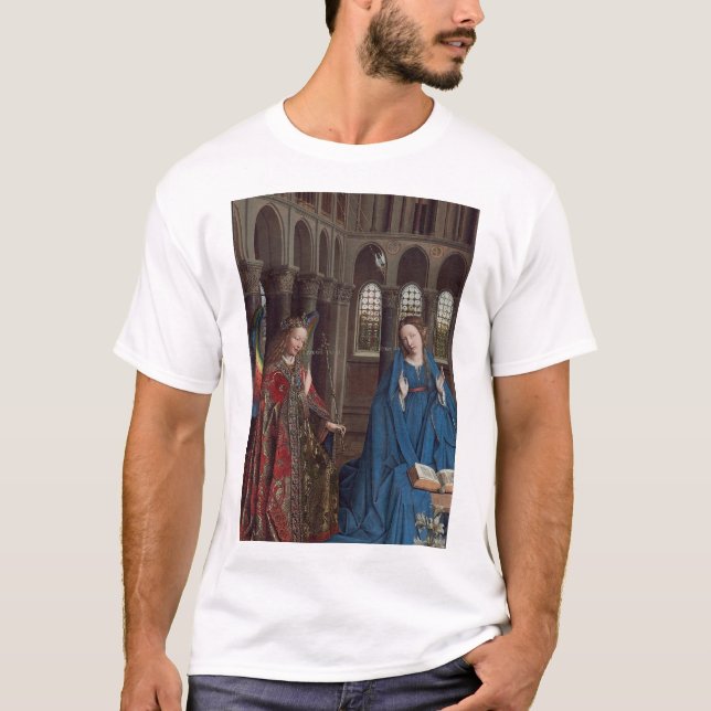 T-shirt L'annonce avant janvier van Eyck (Devant)