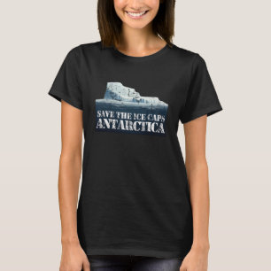 T-shirt L'Antarctique sauve les Casquettes de glace