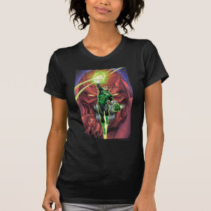 T-shirt Lanterne verte avec flux de lumière - Couleur