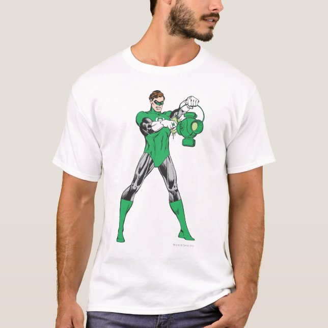 T-shirt Lanterne verte avec lanterne (Devant)