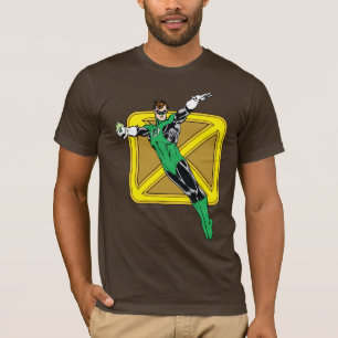 T-shirt Lanterne verte avec l'arrière - plan