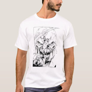 T-shirt Lanterne verte avec le courant de la lumière