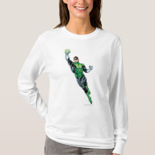 T-shirt Lanterne Verte - Bande dessinée, volant vers le ha